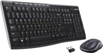 LOGITECH MK270 Wireless Combo black USB