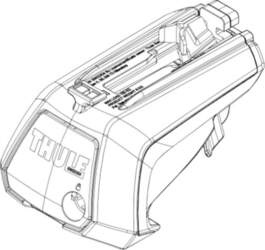 Rezerves stiprinājums Thule Evo Raised Rail