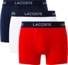 Vīriešu bokseršorti Lacoste  Microfiber Trunks 3-Pack