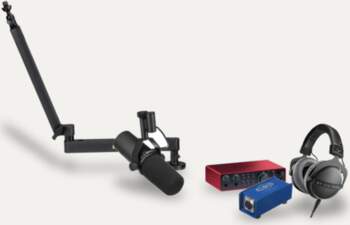 Shure SM7B + Cloudlifter CL-1 +