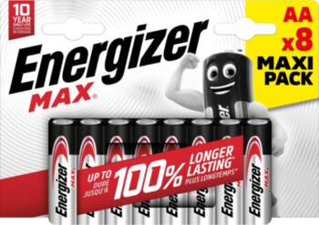 Energizer Max AA baterijas