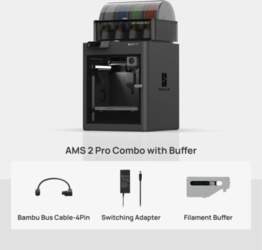 BambuLab 3D printeris P1S AMS 2