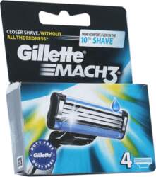 Gillette Mach3 Replacement Heads 4pcs