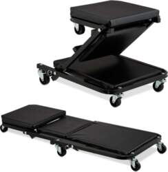 Darba platforma Relaxdays, platforma un taburete