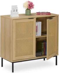 Komode Relaxdays, 2 durvis, 80 ×