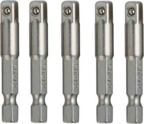 Adapter for screwdriver 1/4" (5 pcs)