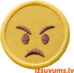 "emoji" uzšuves - Angry , 60mm