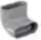 DEFRO Elbow flat 51 V vertical
