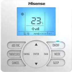 Hisense sienas kontrolleris