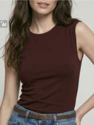 Sinsay - Kokvilnas basic tops regular