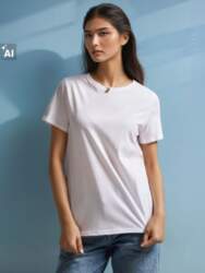 Sinsay - T-krekls Basic - balts
