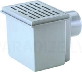 Traps DN110 horizontāls ar grozu, PP