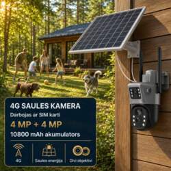 4G solarā kamera