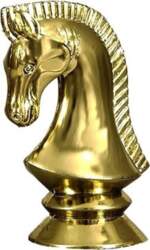 Bigone node Plastic chess figure -