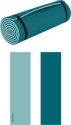 A two-layer sleeping pad with increased