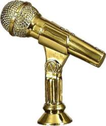 Bigone node Plastic microphone figurine F174/G