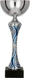 Bigone node Silver and blue metāla