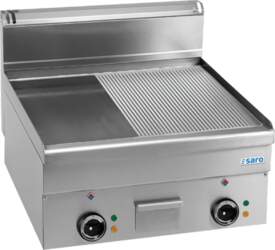 Saro elektriskā Cepamvirsma EFT66LR, puse gluda