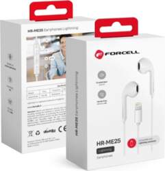 Forcell Lightning austiņas Apple iPhone ierīcēm