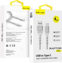 Blavec Raptor USB-A–USB-C pīts kabelis, 3