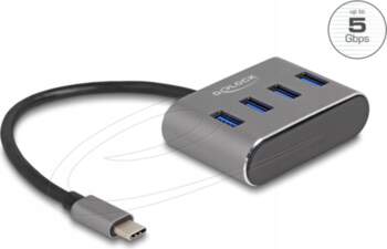 4-port USB 5 Gbps hub with