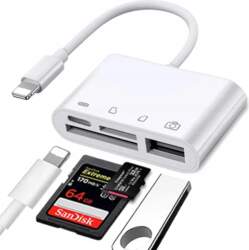 Adapter Lightning Adapter SD Card Reader