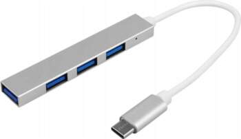 Adapter, splitter plug TYPE-C 4xUSB HUB