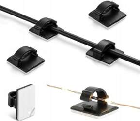 ADHESIVE HOLDERS FOR NYLON CABLES WITHOUT