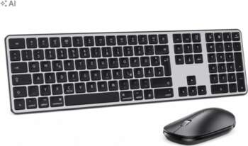 Bluetooth Keyboard + Wireless Mouse for