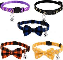 Cat collars 5 pcs with bell