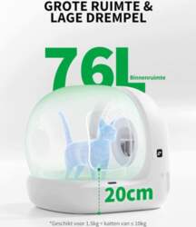 Cat litter box automatic self-cleaning with