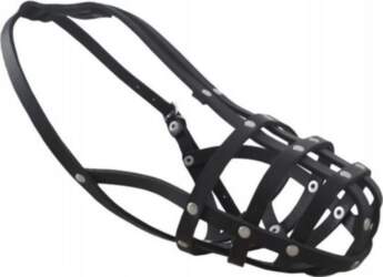 Chaba Leather muzzle for Dog Physiological