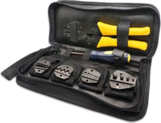 CRIMPER WITH INTERCHANGEABLE PLIERS SET