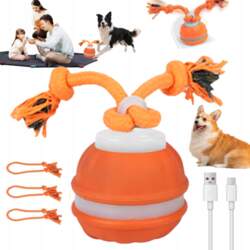 DOG INTERACTIVE BALL TOY SMART BITE