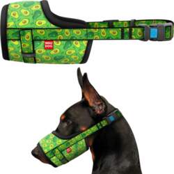 Dog muzzle WAUDOG Nylon, Avocado pattern