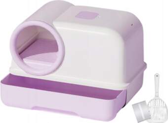 Enclosed Cat Litter Box Top Exit