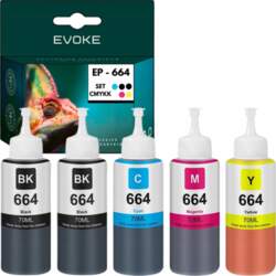 EVOKE 5x Epson 664 Printer Ink