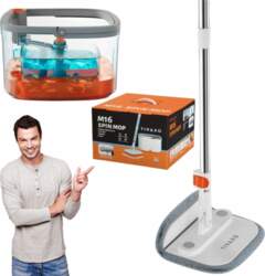 FLAT ROTARY MOP WITH WATER SEPARATION