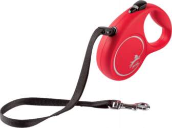 Flexi AUTOMATIC LEASH 5m RED CABLE