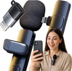 Gadgetic IOS WIRELESS TIE MICROPHONE FOR