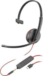 HP Poly Single-Ear Poly Blackwire C3215