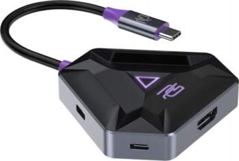 HUB 2x USB-C 2x USB 3