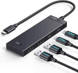 HUB 2xUSB3.0A, 2xUSB-C 3.2