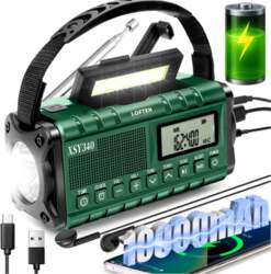 Loftek PORTABLE KITCHEN RADIO SOLAR DYNAMO