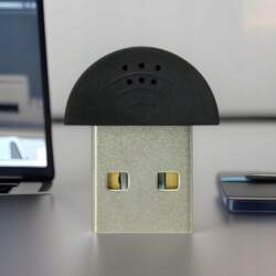 Mini USB Microphone Compact Desktop PC