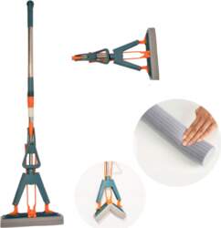 MOP WITH SPONGE SQUEEZER TELESCOPIC AUTOMATIC