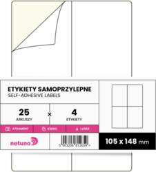 Netuno Self-adhesive labels A4 25 sheets