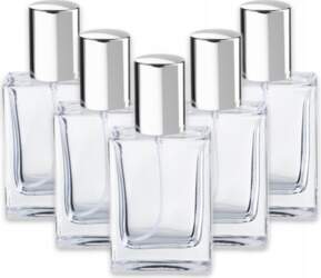 PERFUME BOTTLE 30 ML WITH SILVER