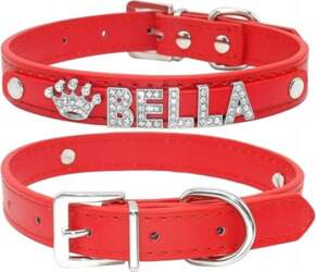 Personalized Leather Collar With Name For
