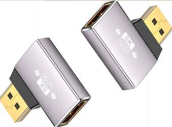Plug Adapter Displayport Side Angle DP